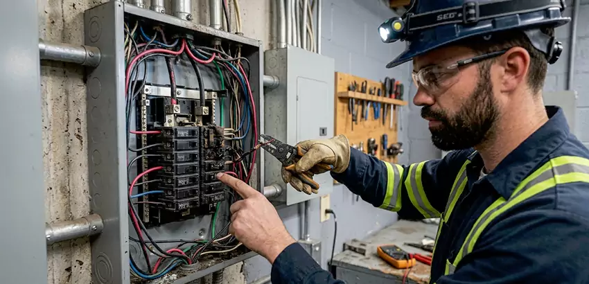 Breaker Box Short Circuit Repair in Hilliard