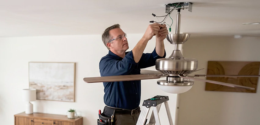 Ceiling Fan Light and Switch Repair in Hilliard