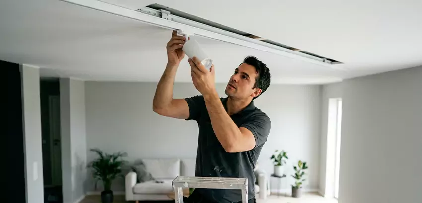 Recessed Track Lighting Installation in Hilliard